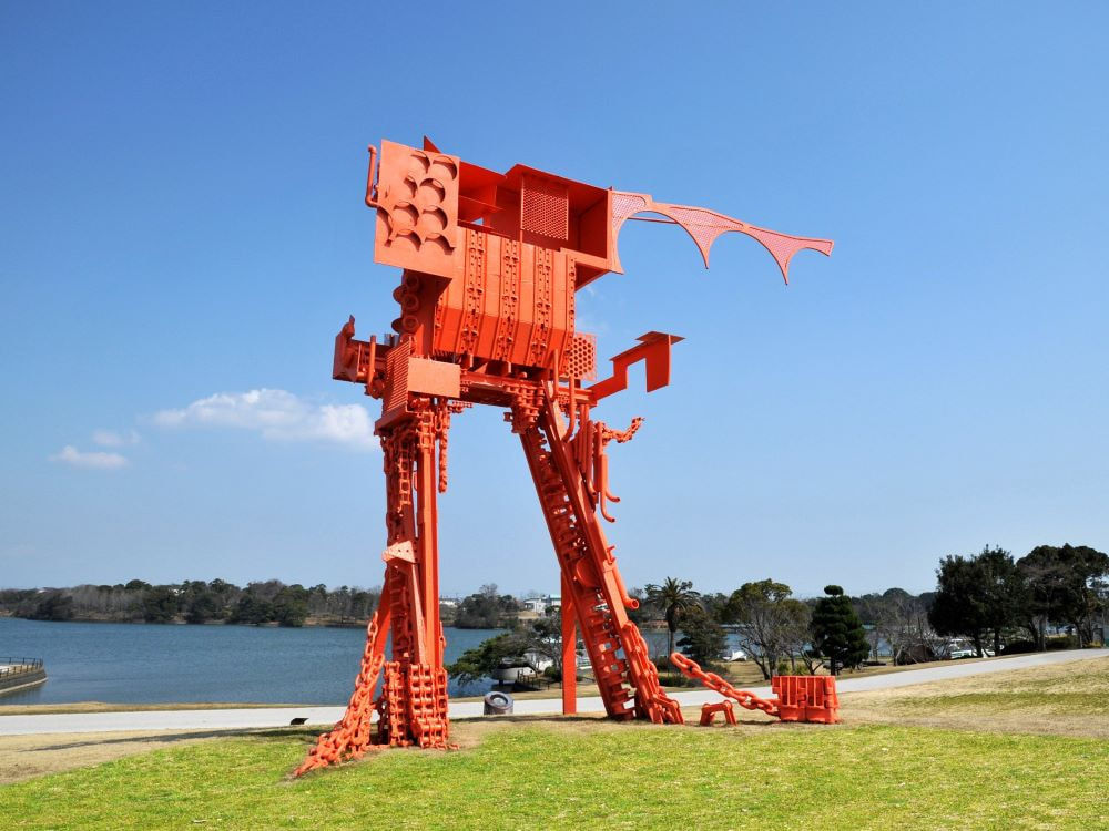 高級品市場 野外彫刻（ときわ公園）｜観る・遊ぶ｜一般社団法人宇部観光 絵画